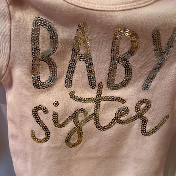 Sequin baby sister onesie - Picture 3 of 4